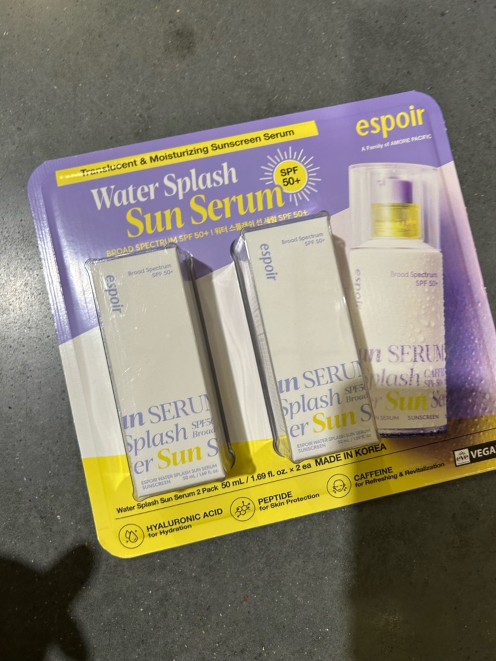 Espoir Water Splash Sun Serum SPF 50+ Moisturizing Sunscreen - sealed